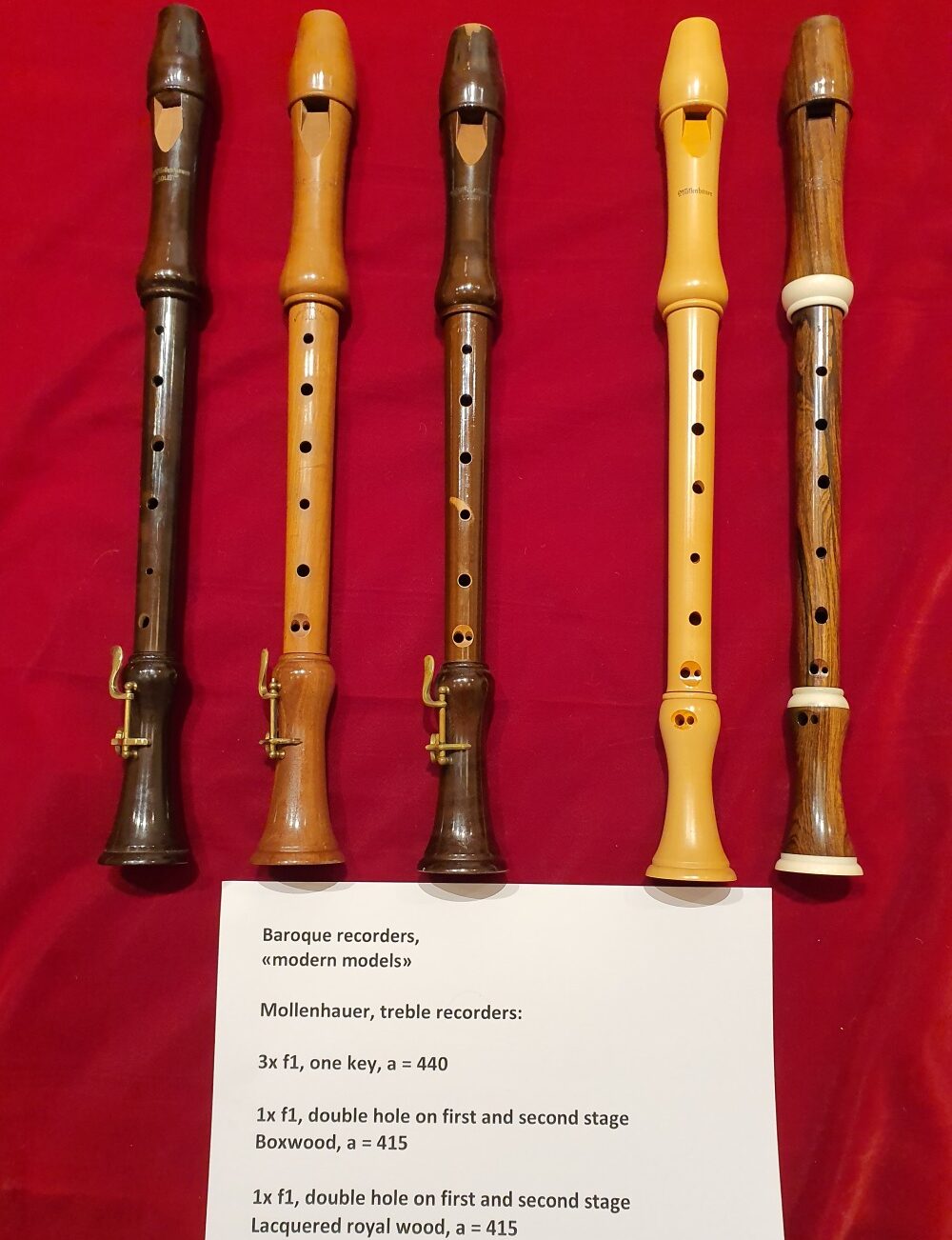 Barock Altblockflöten